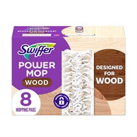Swiffer PowerMop Wood Mopping Pad Refills for Floo