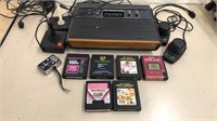 Vintage Atari with Games