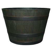 Southern Patio 22.5" Whiskey Barrel Outdoor Plante