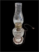 Antique Oil Lamp converted to Electric