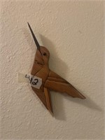 3D WOODEN HUMMING BIRD 6" TALL
