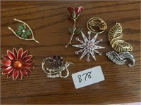 8 MISC BROACHES