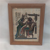 Egyptian Painting on Papyrus Paper