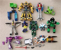 Mixed Lot of Transformer Toy Action Figures
