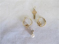 14k Gold Jewelry - Pendants & Earrings