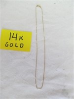14k Gold Necklace Chain - 16"