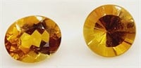 (K) Citrine Gemstones- Round and Oval Cut - 5.75