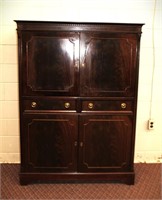 Armoire/bar cabinet with original hardware, four