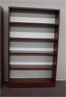 Five shelf bookcase, 42.25 X 11.75 X 71.5"H