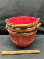 3 Vintage Slat Fruit Baskets