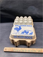 Vintage egg cartons