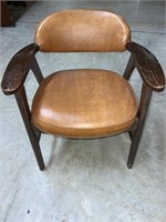 Wooden/Leather Chair