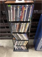 DVD Rack with DVDs