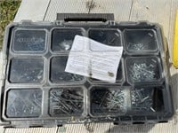 Large selection of screws with Husky case.