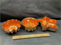 Copper cake pans