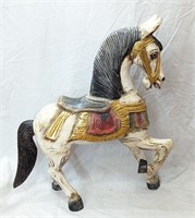 Miniature Carousel Wood Horse
