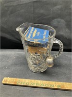 Glass pitcher,jar rings and other