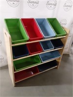 Cubby tray shelf