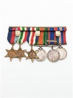 Set of 6 Canadian WW2 Military Medals