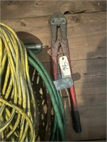 Extension Cord, Bolt Cutters, Water Hose