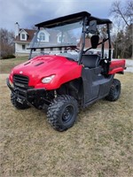 Honda Big Red 700 4x4 Gas ATV - Electric Winch,