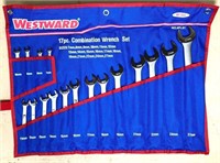 Westward 17 pc Combination wrench set 7mm-27mm
