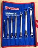 Westward 7pc Double Box end wrench set 1/4"-7/8"