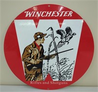 Winchester Metal Sign Modern 12"