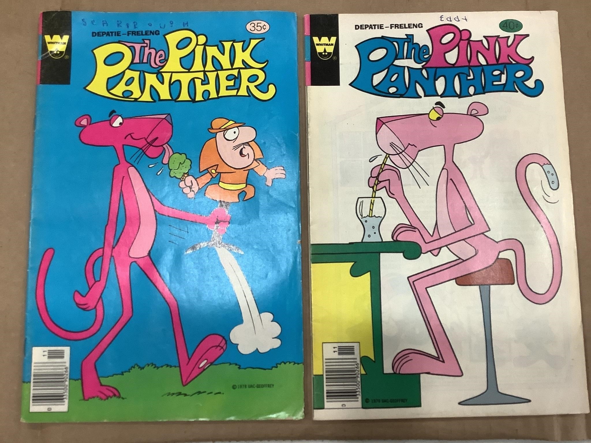 (2) 1978-79 The Pink Panther comic