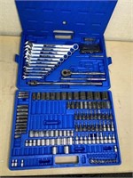 204 pc Westward socket/ tool set 4YP78- INCOMPLETE