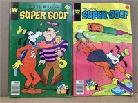 (2) 1978 Walt Disney Super Goof Comic book