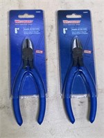 NEW 2 pcs- 6" diagonal cutter pliers