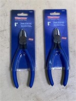 NEW 2 pcs- 6" diagonal cutter pliers