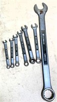 combo wrenches 7mm-12mm & 27mm