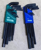 NEW standard & metric allen wrenches