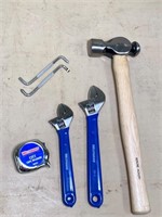 32oz ball peen hammer, crescent wrenches & more