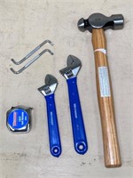 32oz ball peen hammer, crescent wrenches & more