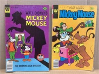2- '77 & '78 Walt Disney Mickey Mouse comic book