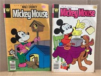 2- '78 & '79 Mickey Mouse Comic Book