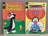 2- '77 & 78 Tweety & Sylvester Comic Books