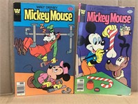 2- '78 & '79 Walt Disney Mickey Mouse