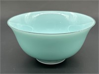 Vetri Murano Aquamarine Art Glass Bowl