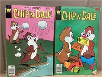 2- '78 & '79 Walt Disney Chip N Dale comic books