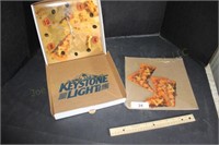 Keystone Light Pizza Clock