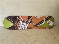 Skateboard Deck #2 With Art on the Back