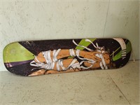 Skateboard Deck #3 With Art On The Back