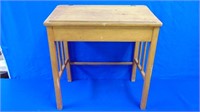 Antique Wooden Child's Lift Top Desk,