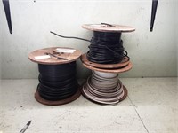 3 Rolls Of Cable Wire