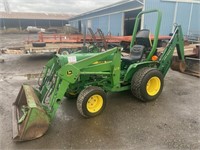 John Deere 650 Compact  Tractor *manuals in office