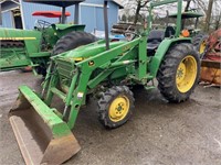 John Deere 970 Tractor w/440 Loader,dsl,4X4,822 hr